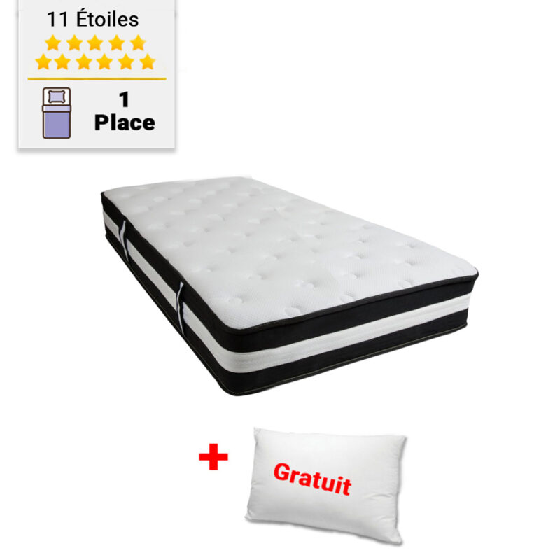 Matelas orthopédique 11 étoiles 1 place