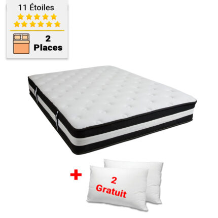 Matelas orthopédique 11 étoiles 2 places