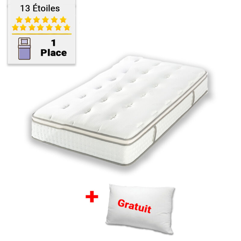 Matelas orthopédique 13 étoiles 1 place